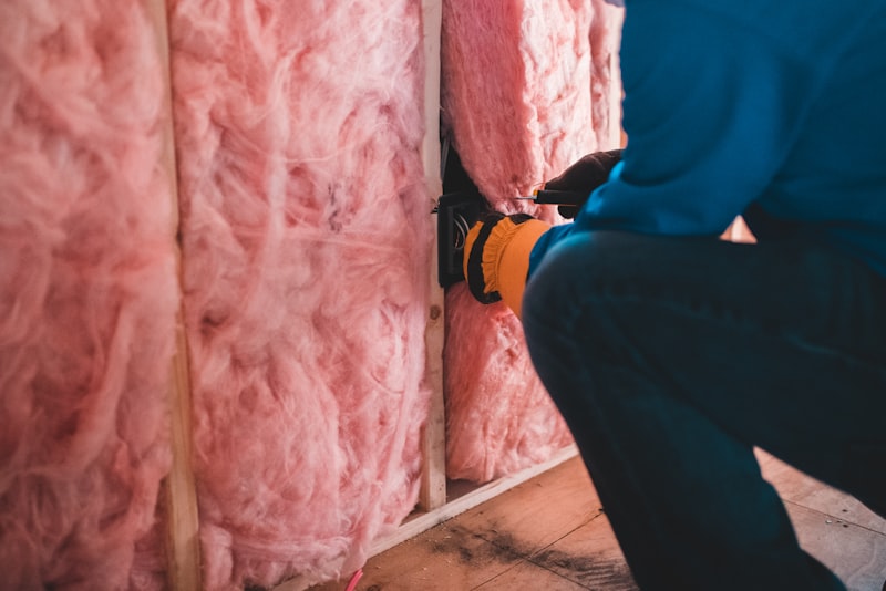 Heating system installation and insulation work